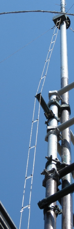 5. Ladder-line-fed HF ground-plane antenna